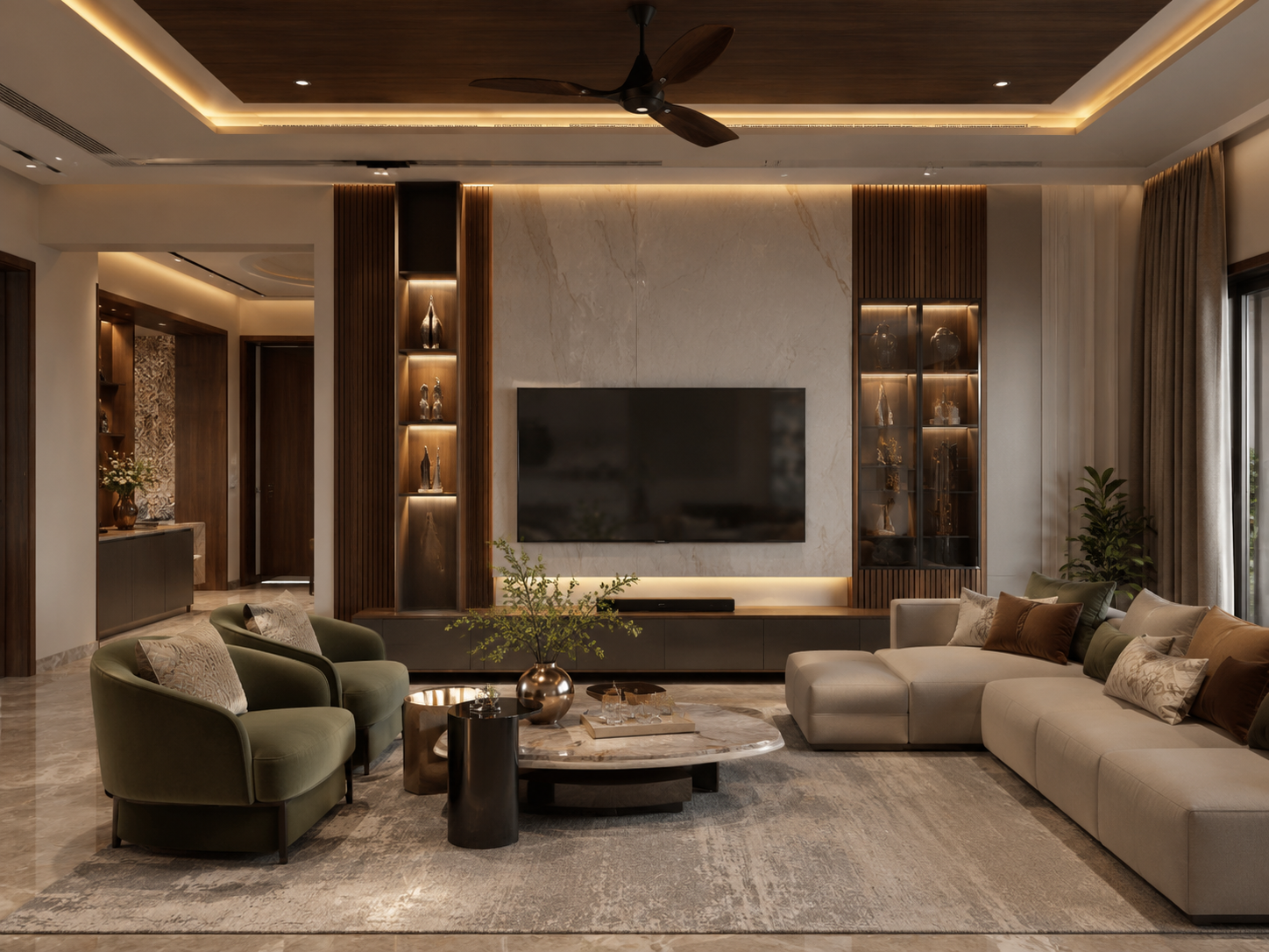 Modern Minimalistic 4 BHK Home