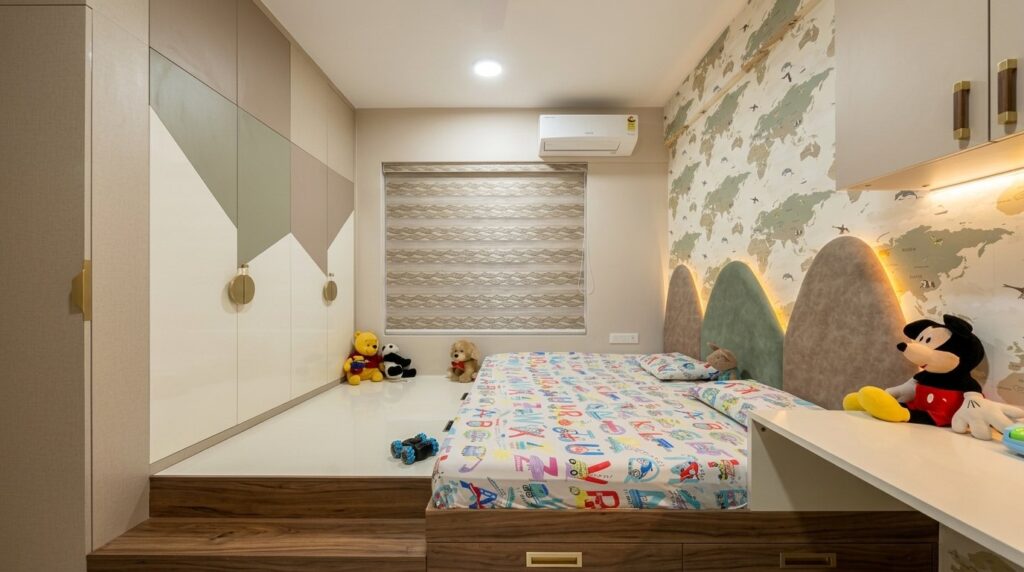 Kids Bedroom Retheme Sage Beige Lakshi Home Chennai
