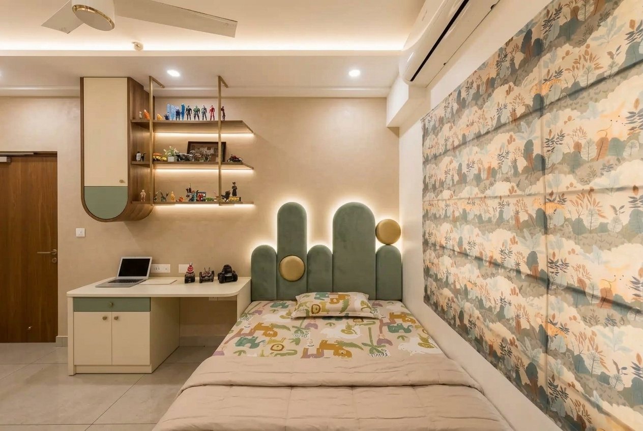 Kids Bedroom Interior Design Ideas in Chennai: Ergonomic Study Desks & Growth Spaces Lakshi Home Chennai