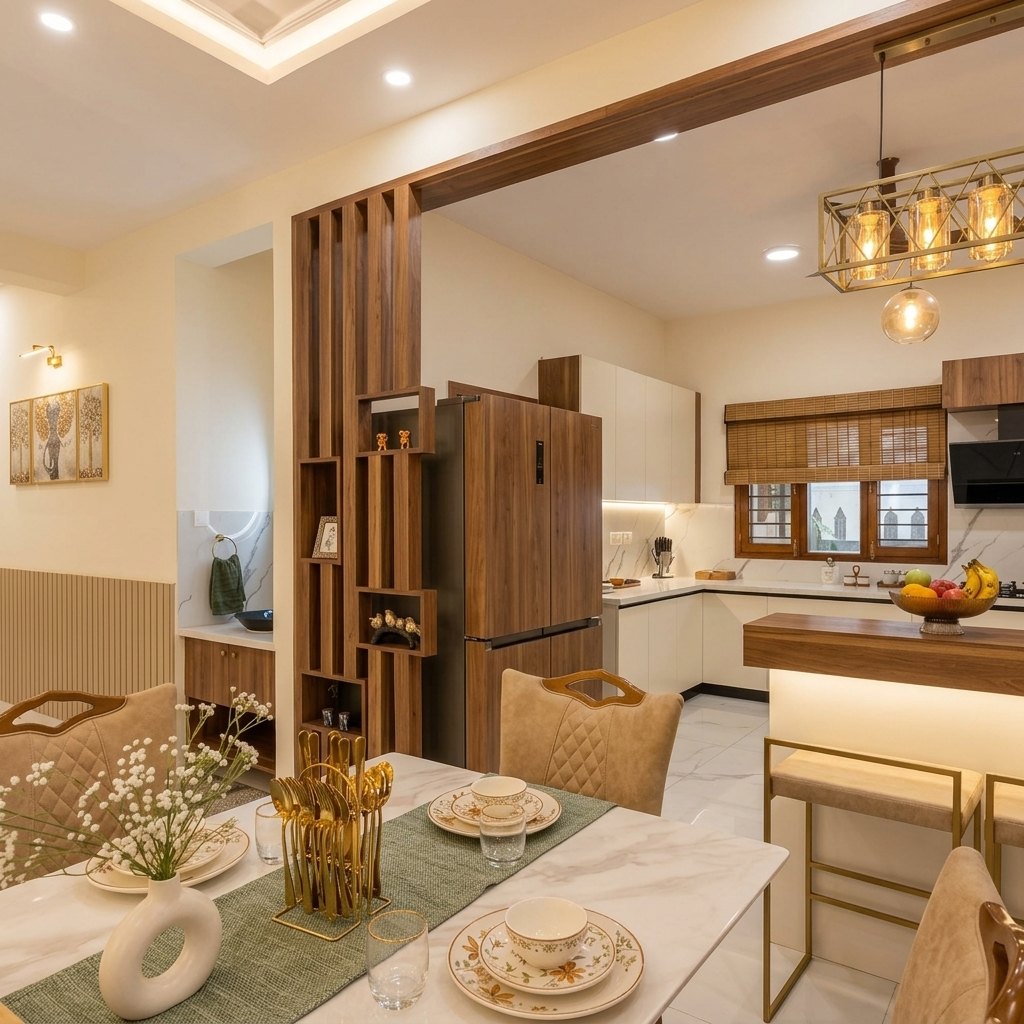 Kitchen11 Sage Walnut Lakshi Home Chennai