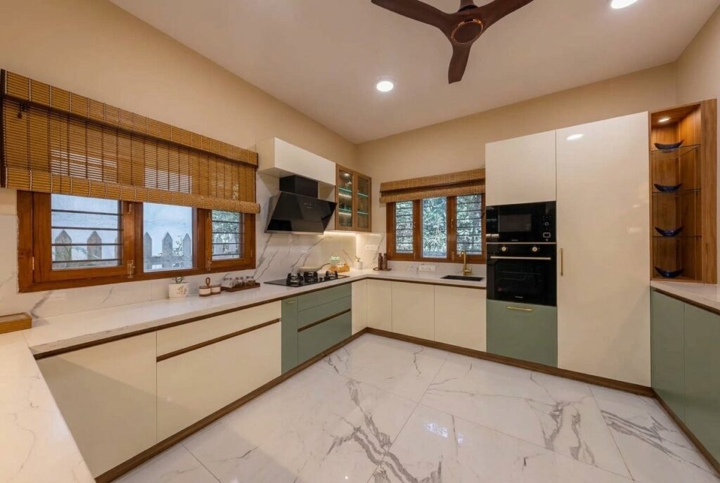 Kitchen4 Sage Walnut Lakshi Home Chennai
