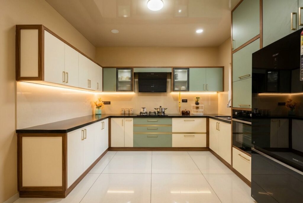 Kitchen Keya Modern Lakshi Home Chennai