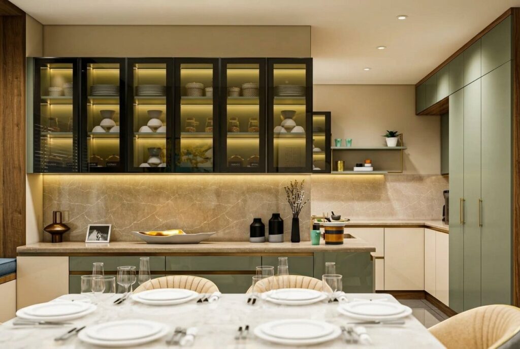 Kitchen Render Five Lakshi Home Chennai