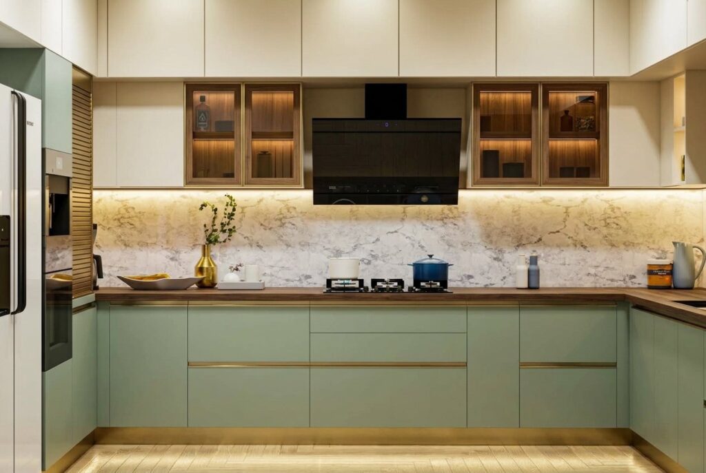 Kitchen Render Three Lakshi Home Chennai