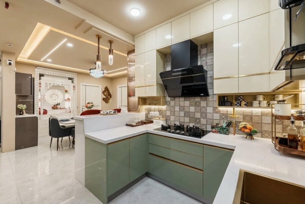 Kitchen Shapoorji Rahul Lakshi Home Chennai