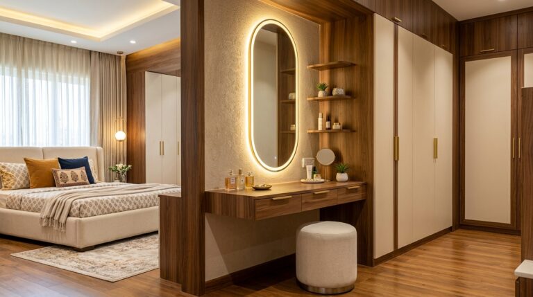 Modern Bedroom Dressing Table Unit Designs for Chennai Homes (2026)