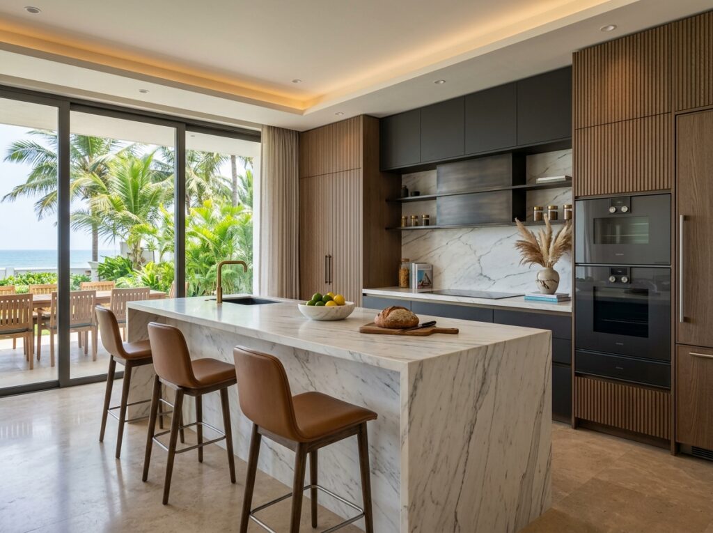 Island Luxury Modular Kitchen Designs for Chennai Villas (2026 Trends)